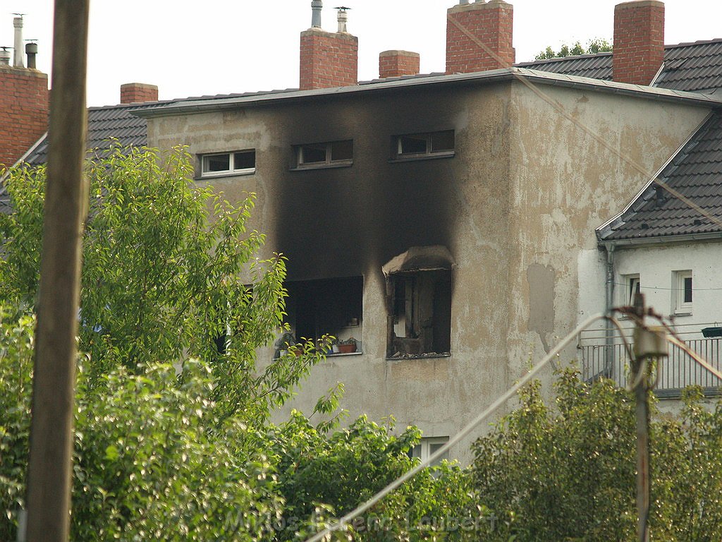 Wohnungsbrand 1 Brandtote Koeln Buchheim Dortmunderstr P95.JPG